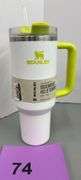 STANLEY 40OZ QUENCHER H2.0 TUMBLER - WHITE & GREEN