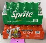 (2) PACKS OF DRINKS - GATORADE & SPRITE