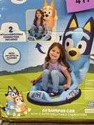 KIDS BLUEY 6V BUMPER CAR IN BOX