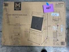KIDS CREATIVE EASEL IN BOX - BLUE