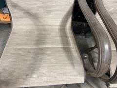 AS IS - (4) ALL WEATHER SWIVEL PATIO CHAIRS - BROWN