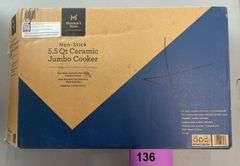 5.5QT CERAMIC JUMBO COOKER IN BOX