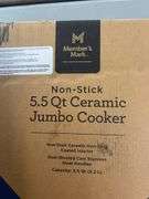 5.5QT CERAMIC JUMBO COOKER IN BOX