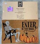 (2) HARVEST DOORMATS - ENTER IF YOU DARE