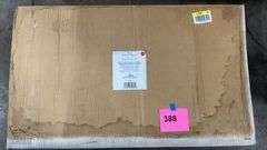 AS IS - THRESHOLD WICKER & METAL PATIO LOVESEAT IN BOX