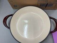 TRAMONTINA 9.5" BREAD OVEN W/ BOX - CRANBERRY