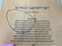 10PC NATIVITY SET IN BOX