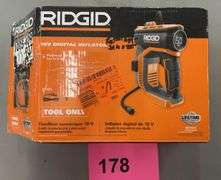 RIDGID 18V DIGITAL INFLATOR IN BOX (TOOL ONLY)