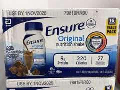(2) BOXES OF ENSURE NUTRITION SHAKES
