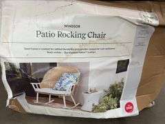 AS IS - (2) WINDSOR PATIO ROCKING CHAIRS IN BOXES