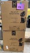AS IS - (2) PRE LIT 5FT BLACK CAT PALS IN BOXES
