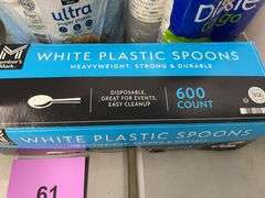 3PC SERVEWARE LOT - PLATES, CUPS & SPOONS