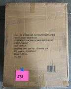 PORTABLE ROCKING CHAIR IN BOX - BLUE