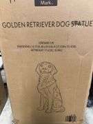 GOLDEN RETRIEVER DOG STATUE