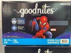 (2) BOXES OF KIDS GOODNITES UNDERWEAR - SIZE XS