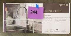 NEW ALLEN + ROTH PULL DOWN KITCHEN FAUCET IN BOX