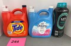 3PC LAUNDRY LOT - TIDE & DOWNY