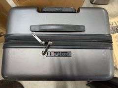 AS IS - 2PC HARDSHELL LUGGAGE SET - GREY