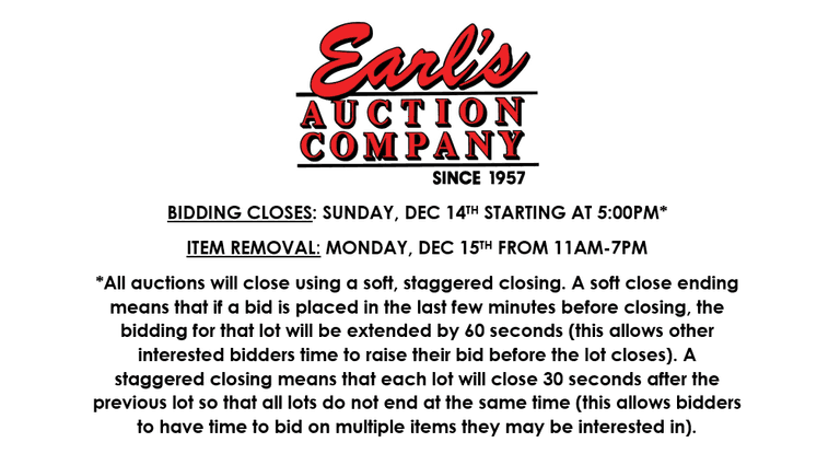 ENDS SUNDAY! ONLINE AUCTION 12/9-12/14 (PINK)