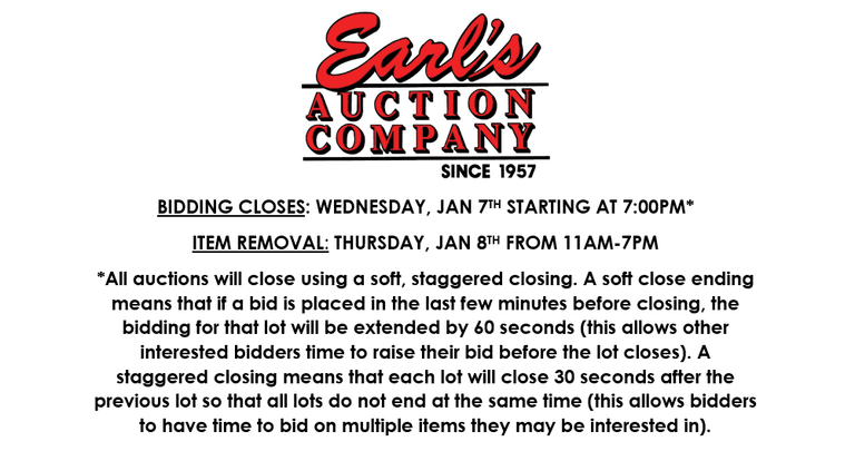 ONLINE AUCTION 12/30-1/7 (CLOTHING)