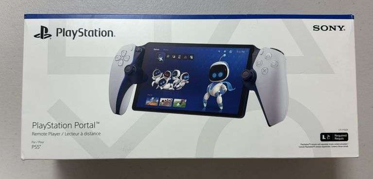 Psn Box Front SONY PLAYSTATION PORTAL IN BOX - Earl's Auction Company