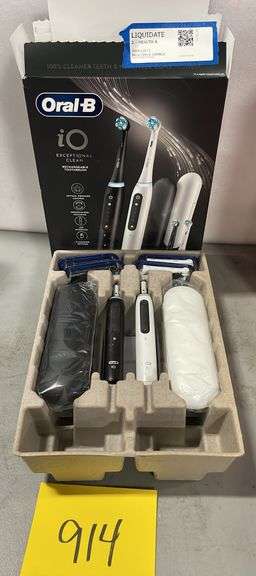 ORAL B IO RECHARGEABLE TOOTHBRUSH SET IN BOX - Earl's Auction Company