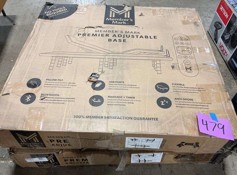 (2) TWIN XL SIZE PREMIER ADJUSTABLE BASES IN BOXES - Earl's Auction Company