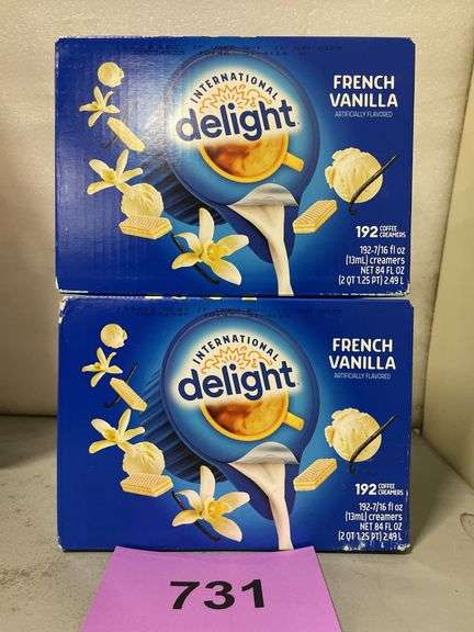 (2) BOXES OF INTERNATIONAL DELIGHT CREAMER CUPS - Earl's Auction Company