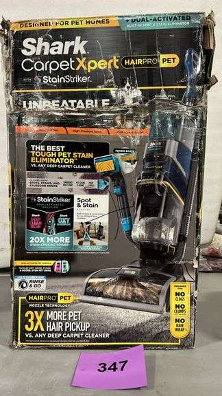 SHARK CARPETXPERT HAIRPRO PET CARPEAT CLEANER IN BOX Earl s Auction SHARK CARPETXPERT HAIRPRO PET CARPEAT CLEANER IN BOX Earl s Auction
