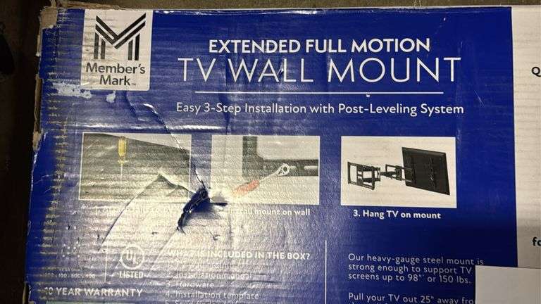 32-98" TV WALL MOUNT IN BOX