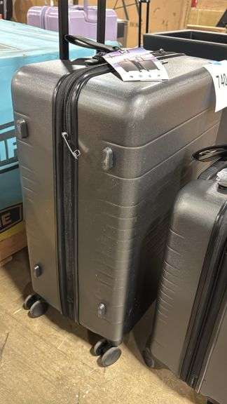 2PC HARDSHELL ROLLING LUGGAGE SET - GREY