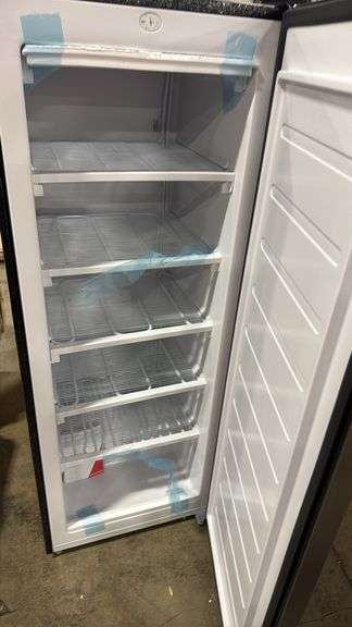 FRIGIDAIRE STAINLESS UPRIGHT FREEZER