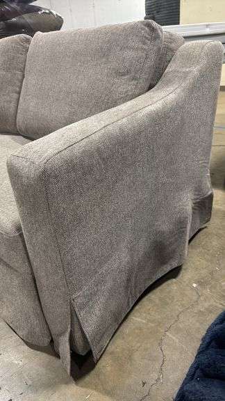 SERTA HARVARD CONVERTIBLE LOVESEAT - LINEN