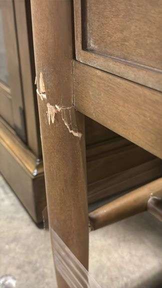 AS IS - 6-DRAWER WOOD DRESSER