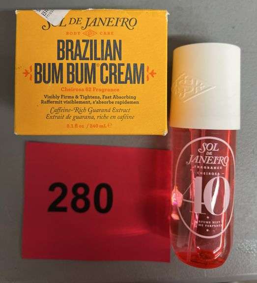 2PC SOL DE JANEIRO LOT - BUM BUM CREAM & PERFUME - Earl's Auction Company