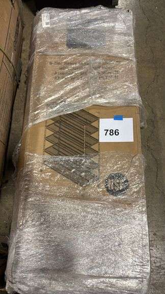 AS IS - (1) 6-TIER SHELVING RACK IN BOX