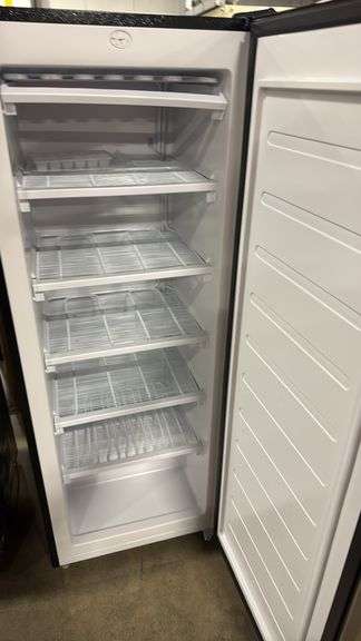 FRIGIDAIRE STAINLESS UPRIGHT FREEZER
