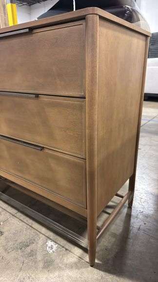 AS IS - 6-DRAWER WOOD DRESSER