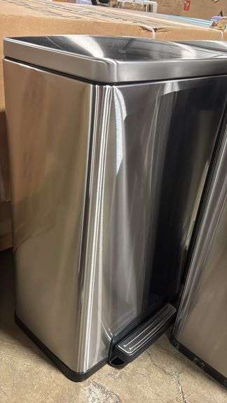 AS IS - (3) TRAMONTINA STEP ON TRASH CANS