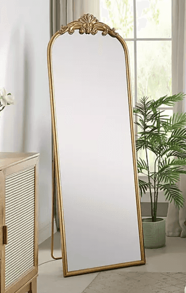 GOLD FILIGREE EASEL MIRROR IN BOX