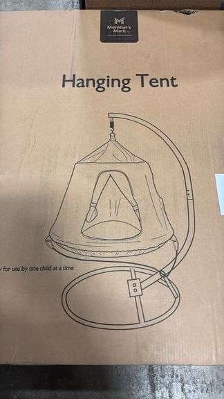 KIDS HANGING TENT IN BOX - STRIPED