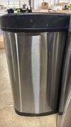 AS IS - (3) STAIBNLESS MOTION SENSOR TRASH CANS