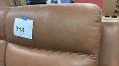 COOPER LEATHER POWER RECLINER - BUTTERNUT