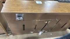 6-DOOR WOOD CONSOLE