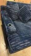 CHEERS OVERSIZED COZY CHAISE CHAIR - NAVY