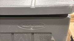 AS IS - SUNCAST DECK BOX - GREY