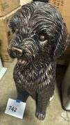 SITTING DOODLE DOG STATUE