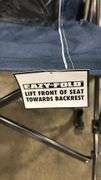 GCI ROADTRIP ROCKER XL FOLDING CHAIR - NAVY