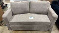 SERTA HARVARD CONVERTIBLE LOVESEAT - LINEN