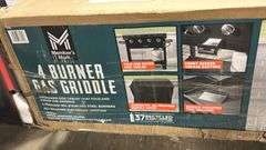 4-BURNER GAS GRIDDLE GRILL IN BOX